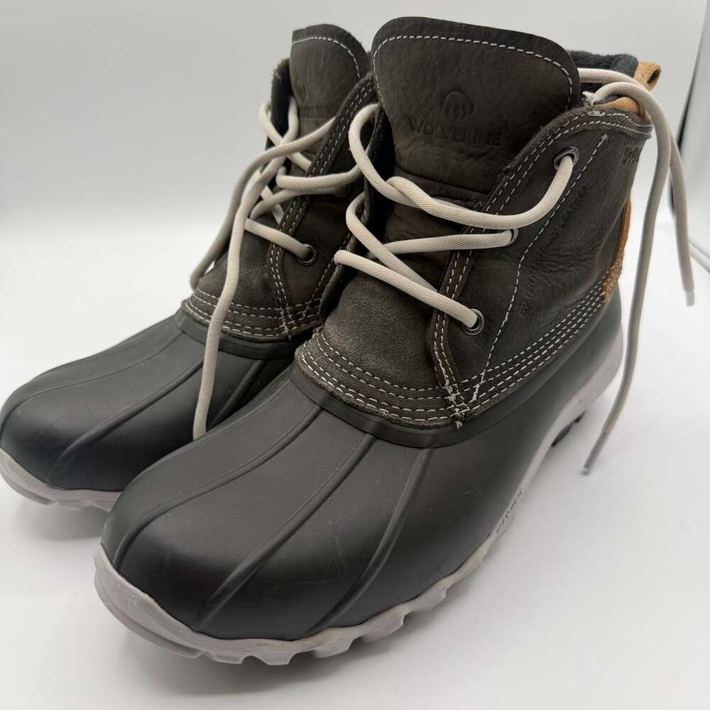 Wolverine Torrent Waterproof Chukka Snow Boot Gray Leather